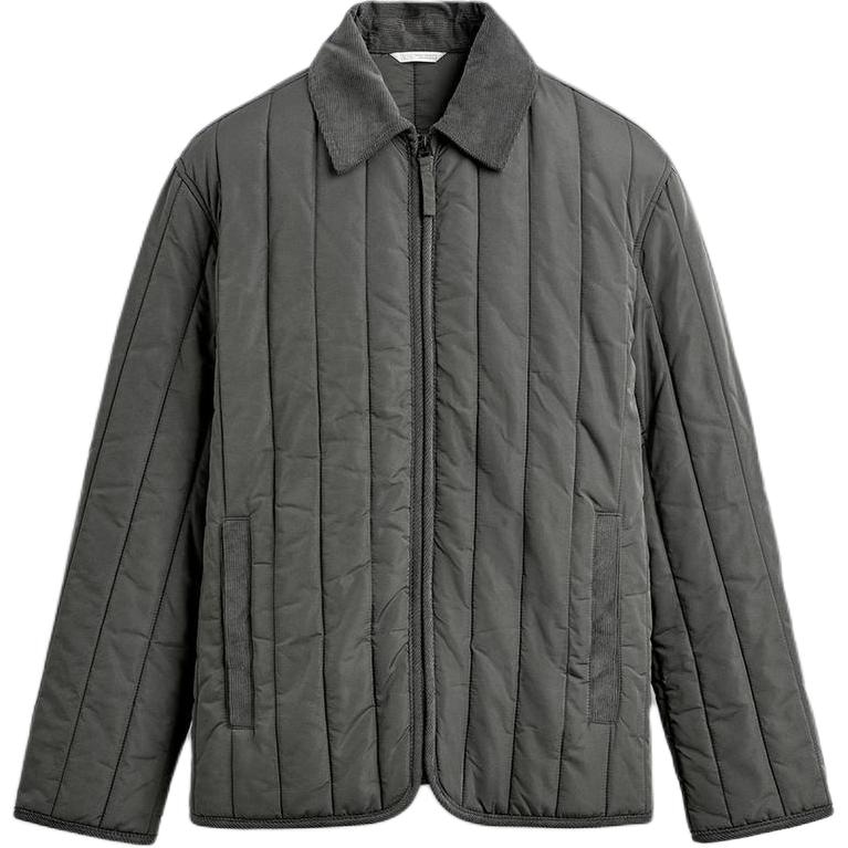 ZARA Slim Fit Patchwork Cotton Jacket