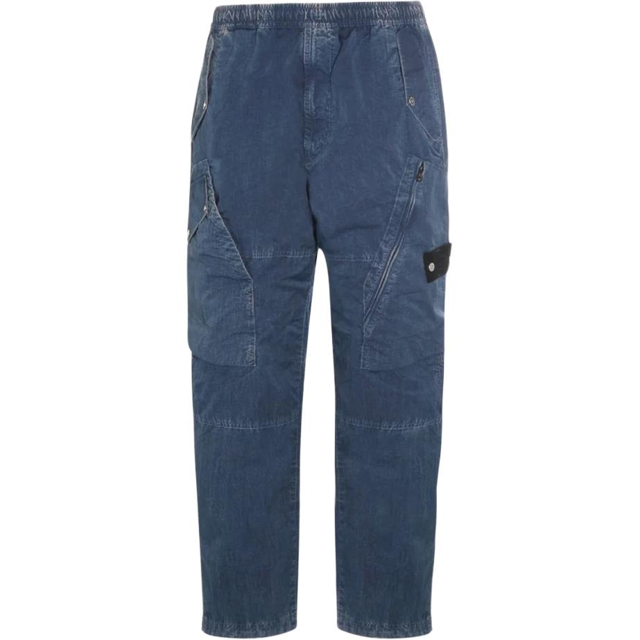 Stone Island FW25 Mid Waist Elastic Pocket Straight Jeans