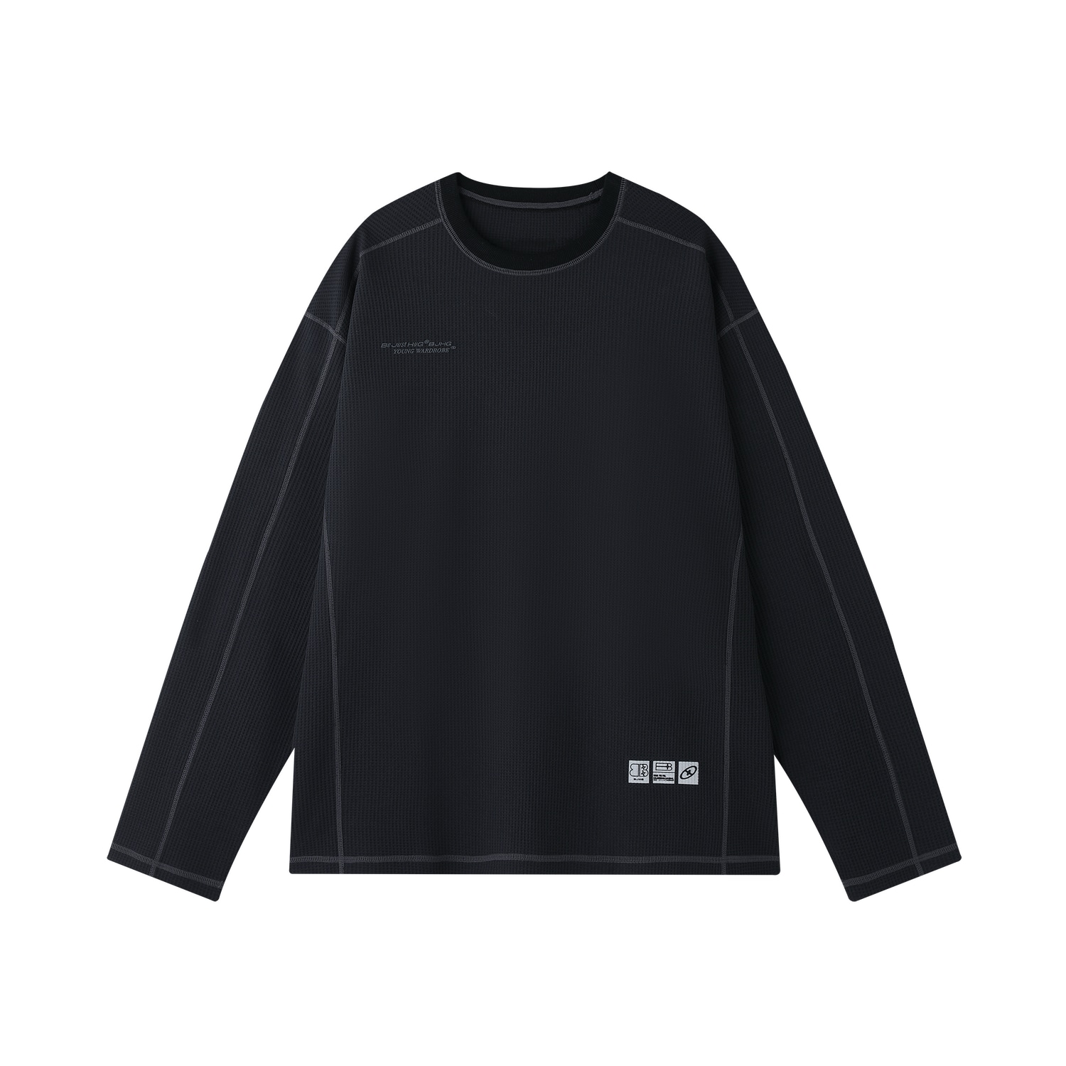 BJHG Reckless Reflective Logo Long Sleeve Tee
