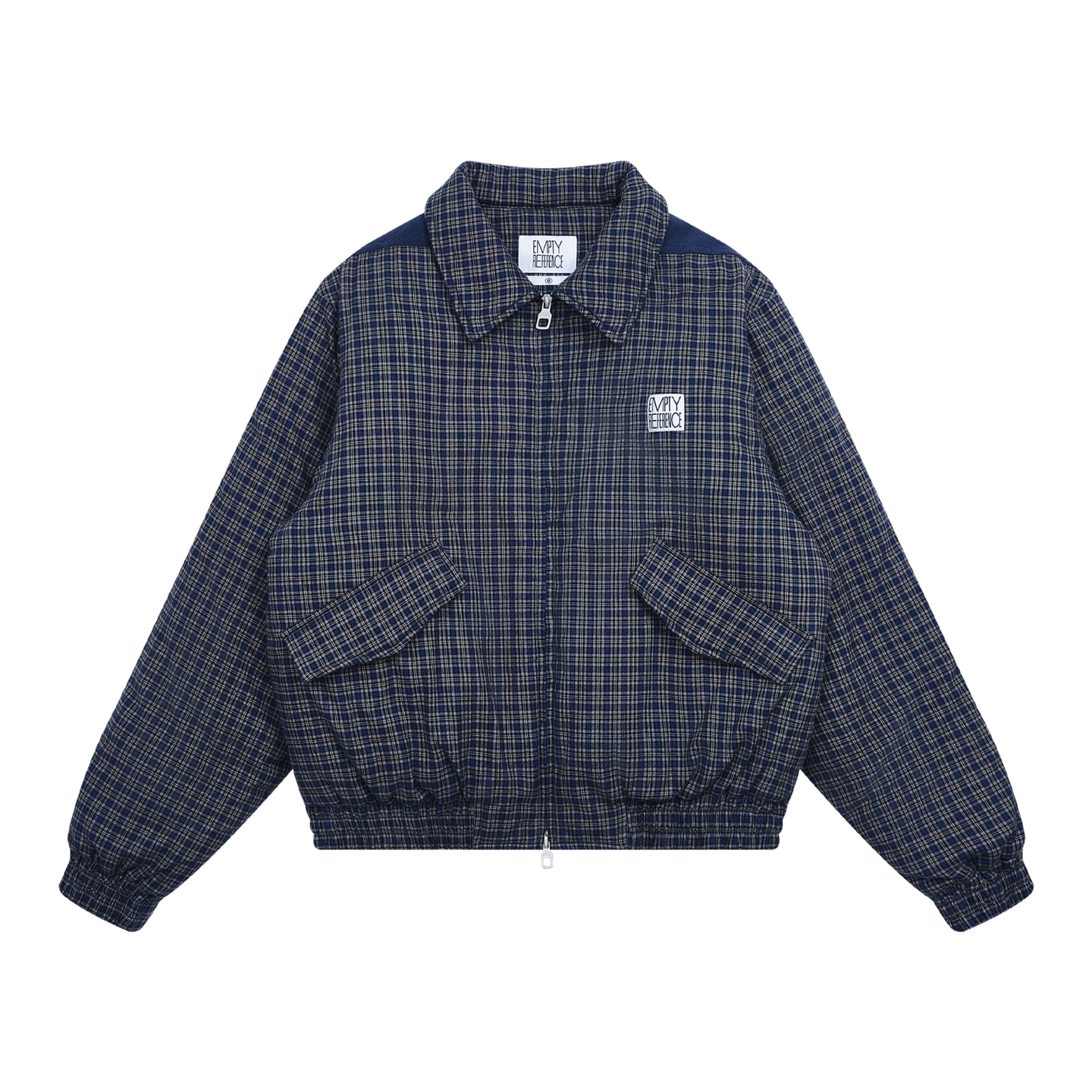 EMPTY REFERENCE Plaid Corduroy Jacket