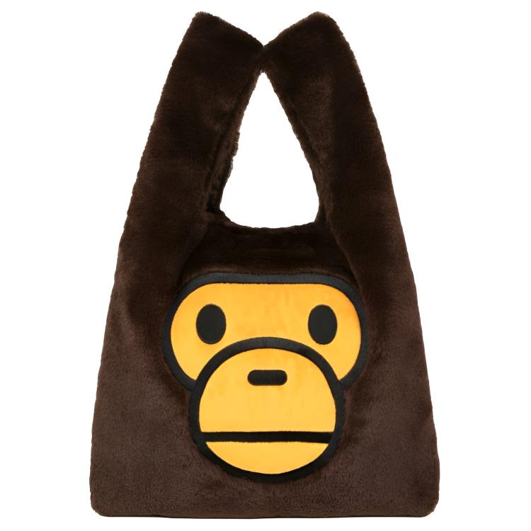 BABY MILO STORE BY A BATHING APE A Bathing Ape Baby Milo Tote Bag Brown