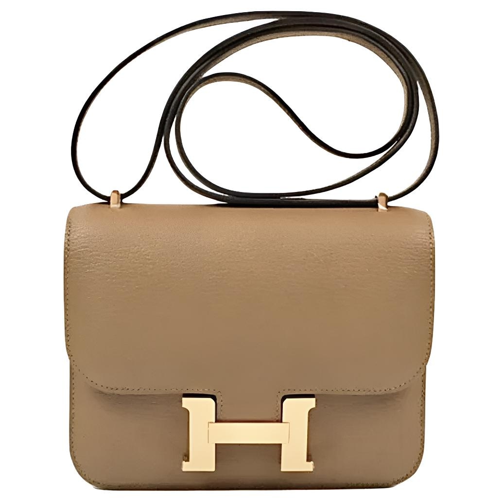 HERMES/爱马仕 Hermes Constance 19 Tan