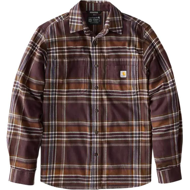 Carhartt FW25 107010 Rugged Flex Relaxed Fit Midweight Flannel Long