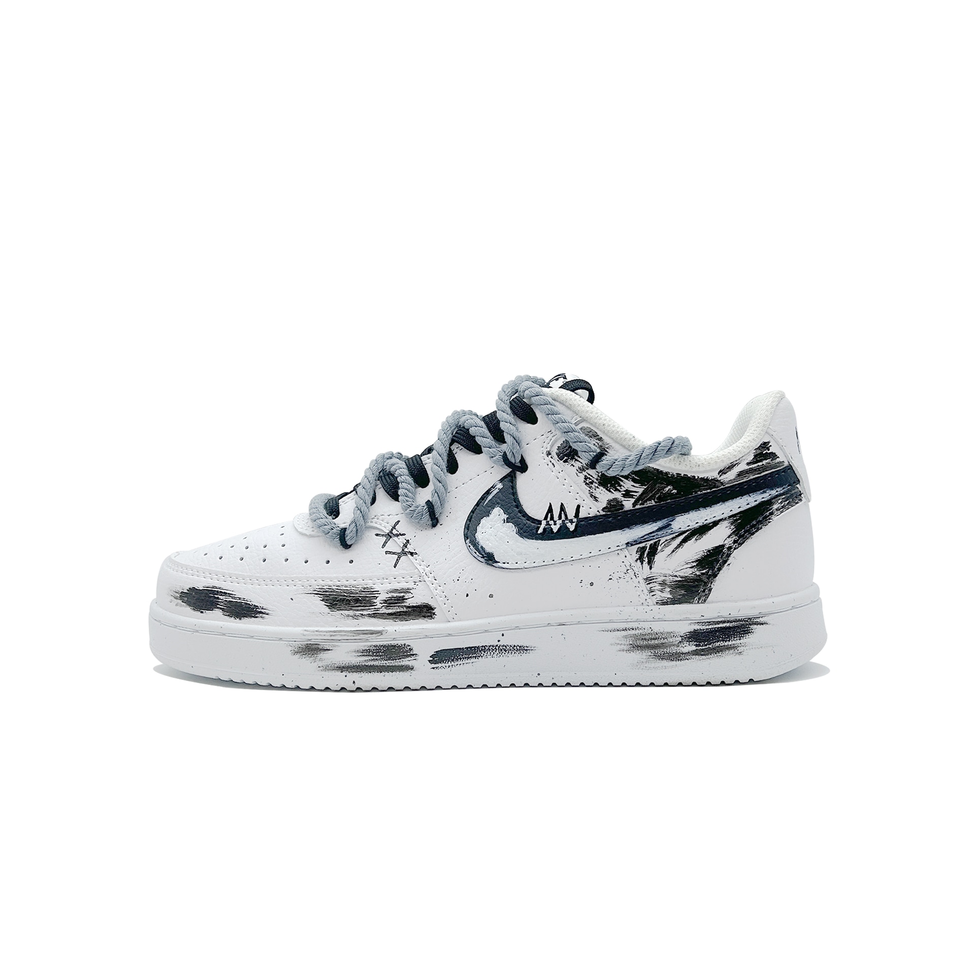 Nike Court Vision Black White