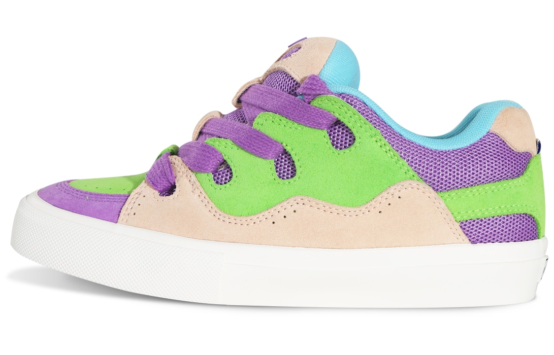 顽刻ollieskate Ollieskate Retro Low Green Purple