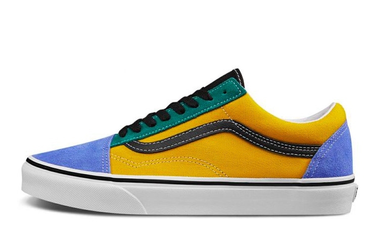 Кроссовки Vans Old Skool Yellow Green