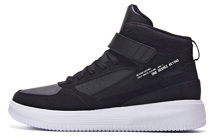 361° High-Top Warm Sneakers Obsidian Black Fleece
