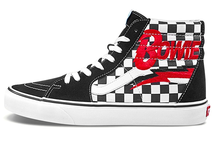 David Bowie x Vans SK8 Checkerboard High-Top