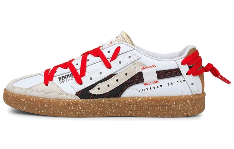 PUMA/彪马 PUMA Oslo-City White Red Brown