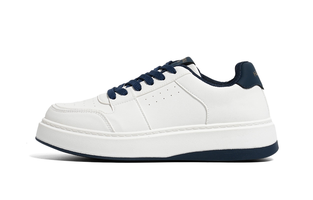 环球 HUANQIU HUANQIU Casual Low Top Sneakers White Blue
