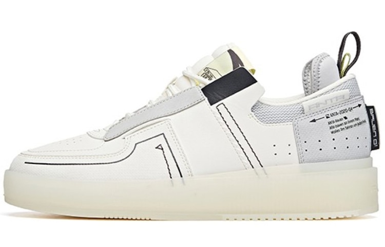 安踏 Anta Lifestyle Low-Top Sneakers Grey White