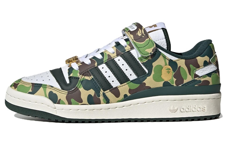 adidas originals A BATHING APE x adidas Forum 84 Low Green