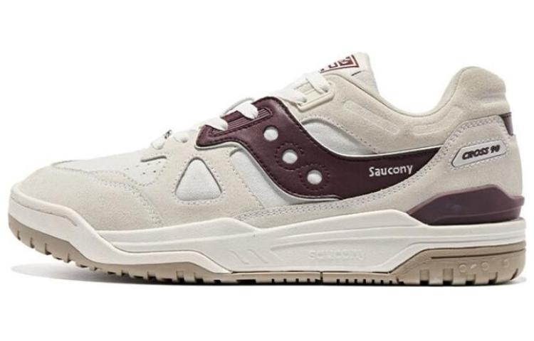 Saucony CROSS 90 White Dark Red