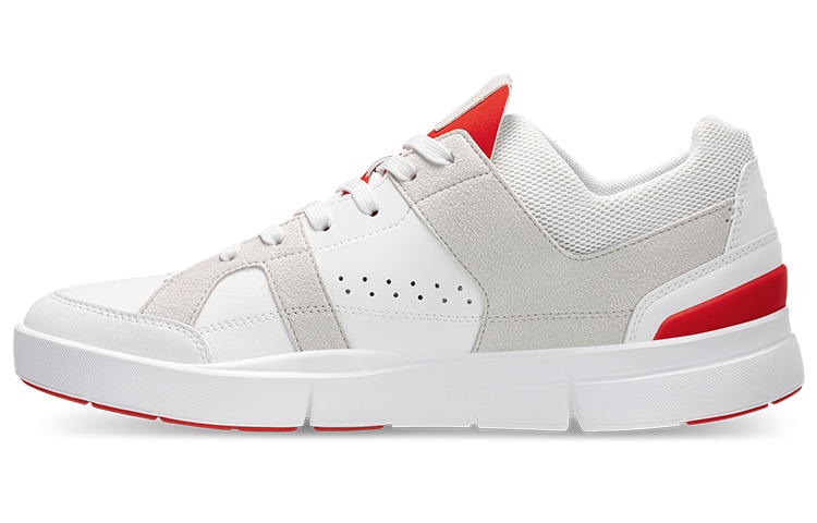 On昂跑 On The Roger Clubhouse White Red