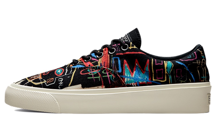 Jean-Michel Basquiat x Converse Skidgrip Low Black