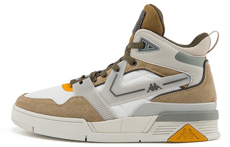 Kappa/卡帕 Kappa High Top Sneakers Grey Brown