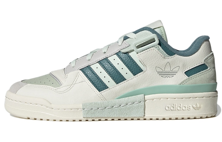 adidas originals adidas Forum Exhibit Low White Brown Green