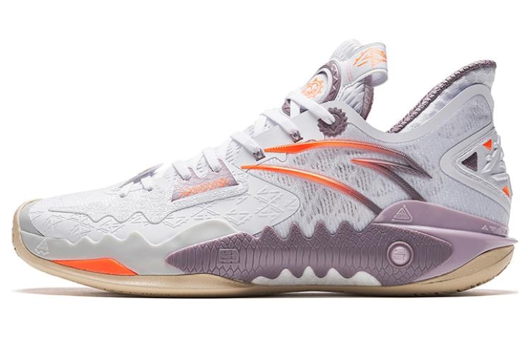 安踏 Anta Crazy Tide 5 White Grey Orange