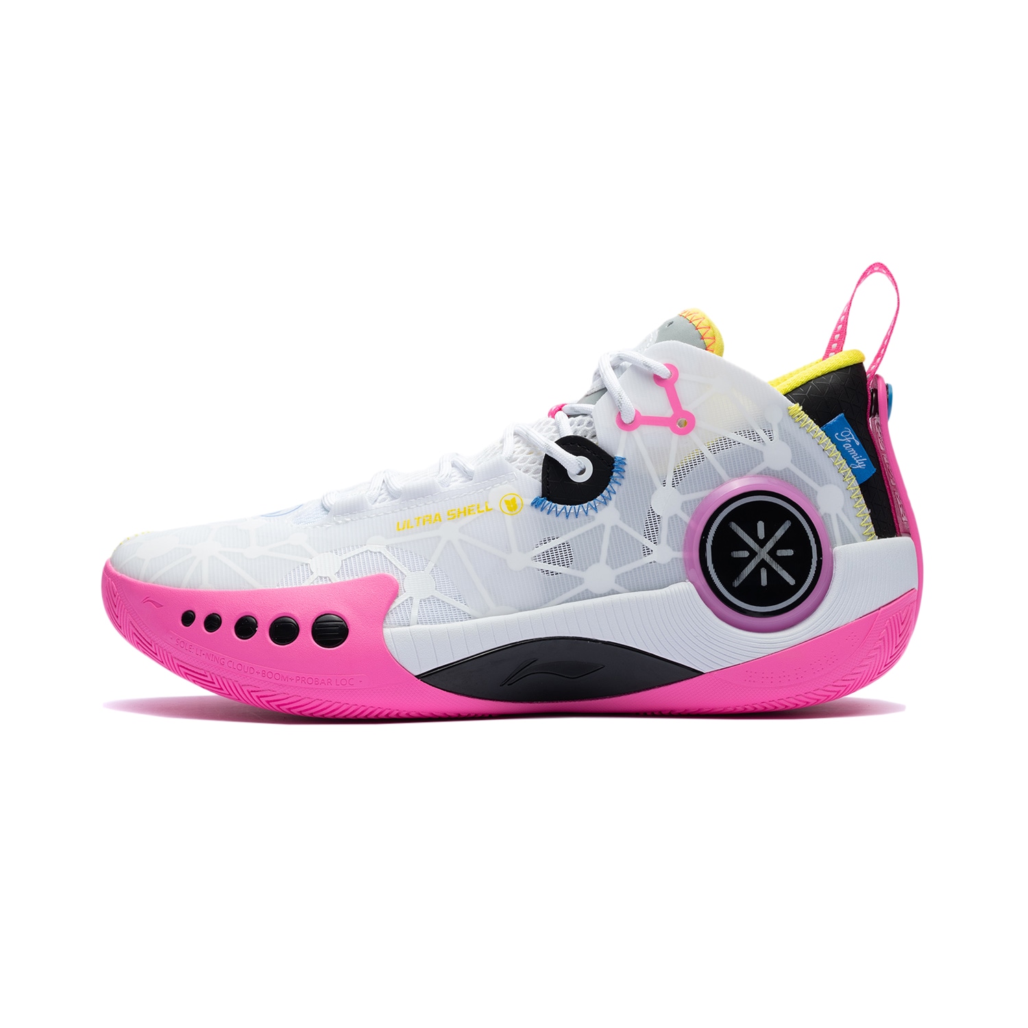 李宁 LiNing Wade Phantom 3 White Pink