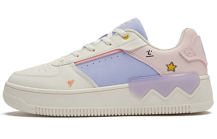 361° Low Top Sneakers White Purple