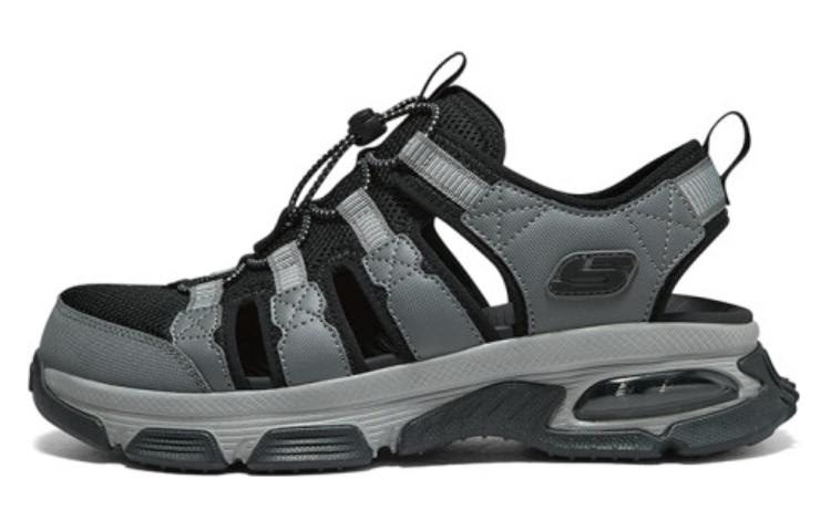 Skechers/斯凯奇 Skechers Outdoor Mens Sandals Grey Black