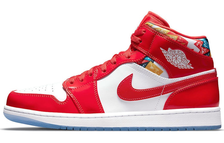 Jordan Mid Retro Basketball Red White