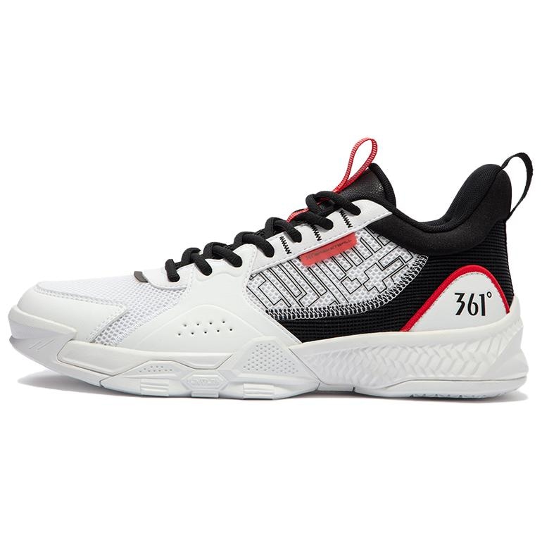 361° Basketball Low White Black