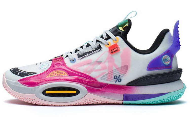 李宁 LiNing All City 10 V1 White Pink Blue