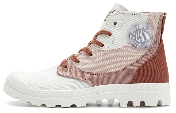 Palladium Pampa High Top White Brown