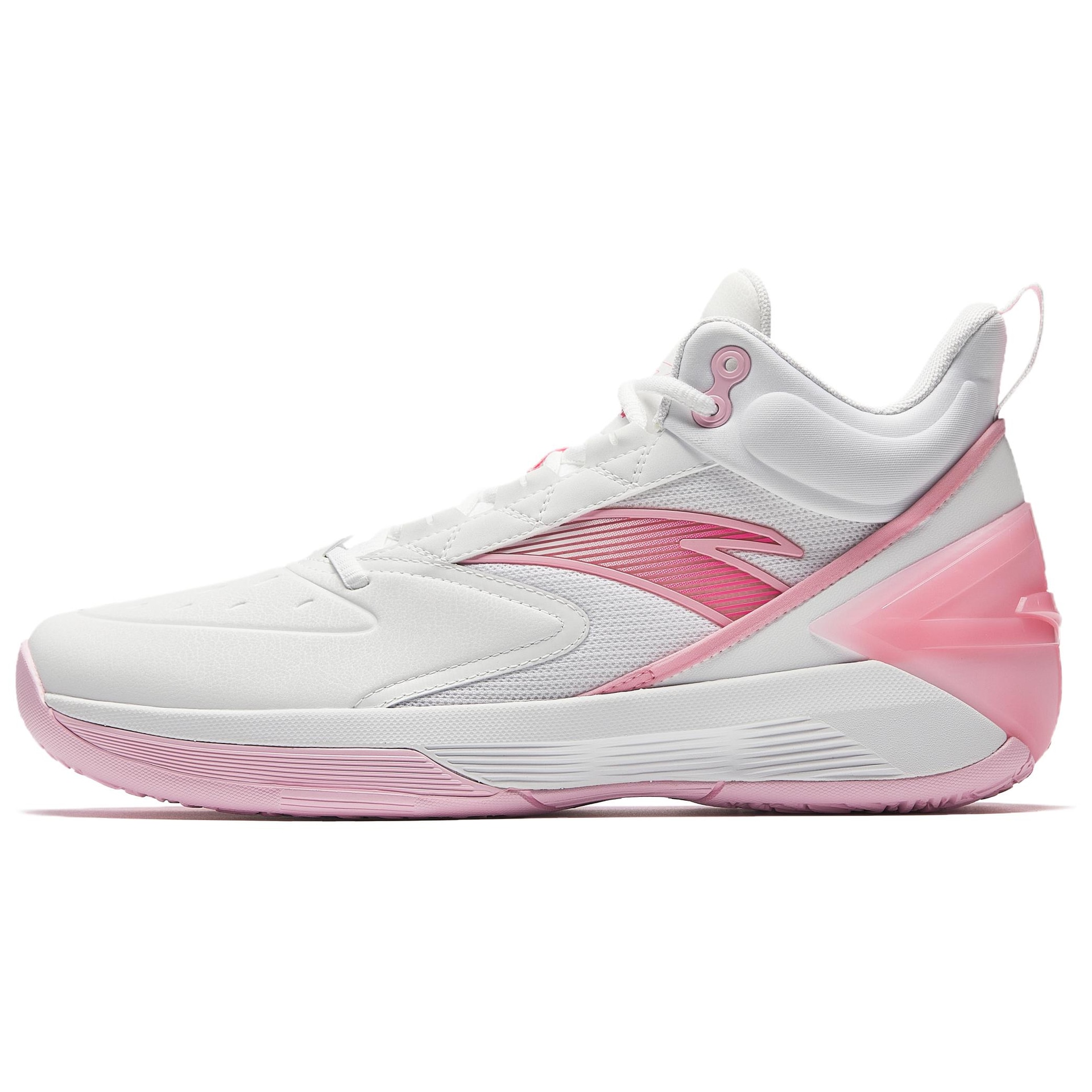 安踏 Anta BM High-Top Basketball Shoes White Pink