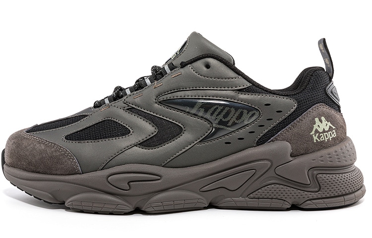 Kappa/卡帕 Kappa Retro Dad Sneakers Grey Black