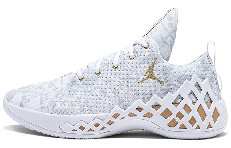 Jordan Jumpman Diamond Low PF White Gold