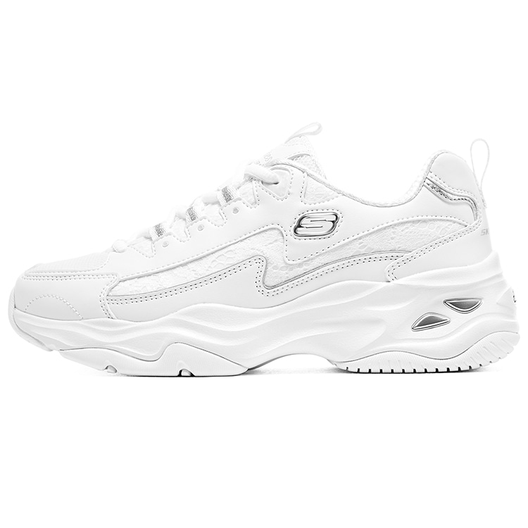 Skechers/斯凯奇 Skechers D'lites 4.0 White Silver