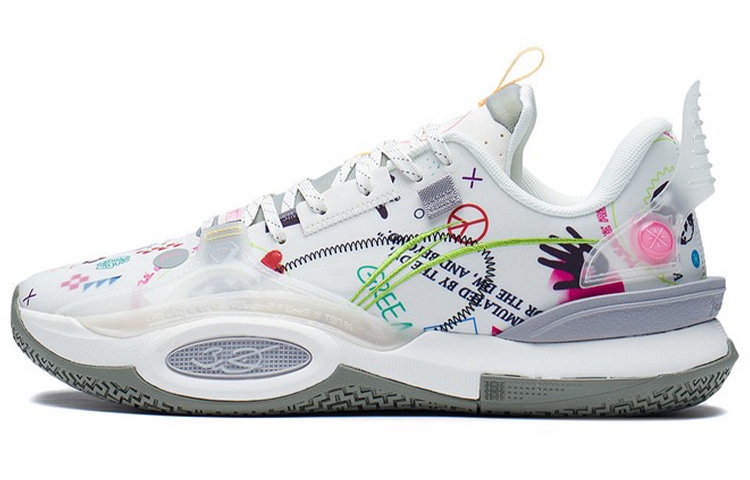 李宁 LiNing All City 10 V1 White Graffiti