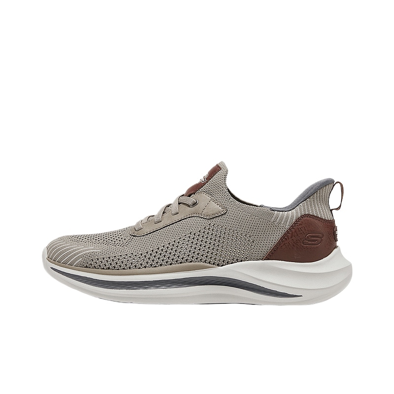 Skechers/斯凯奇 Skechers USA Street Wear Low Trainer Gray Brown