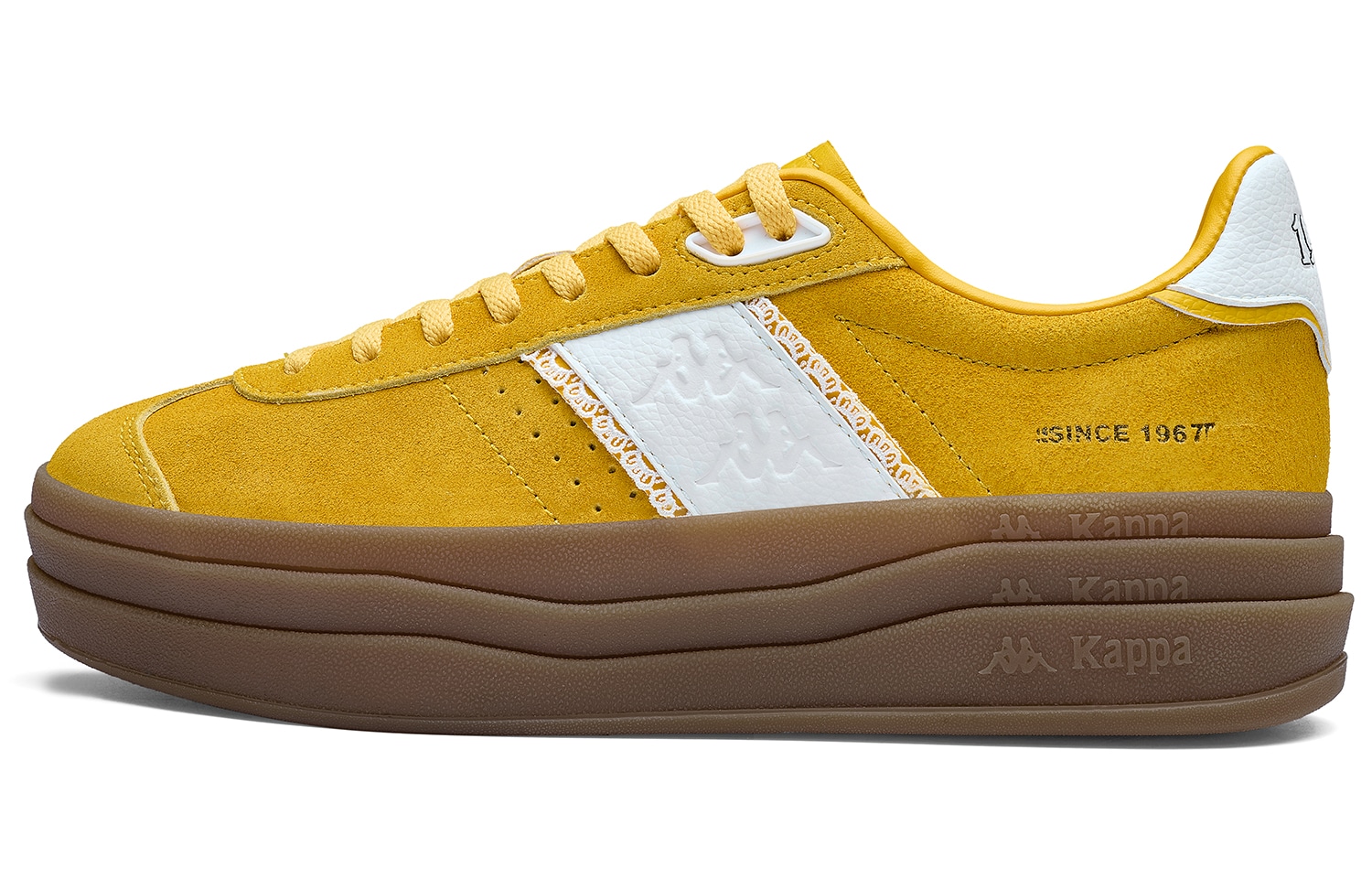 Kappa/卡帕 Kappa K-love Ceylon Yellow Classic White