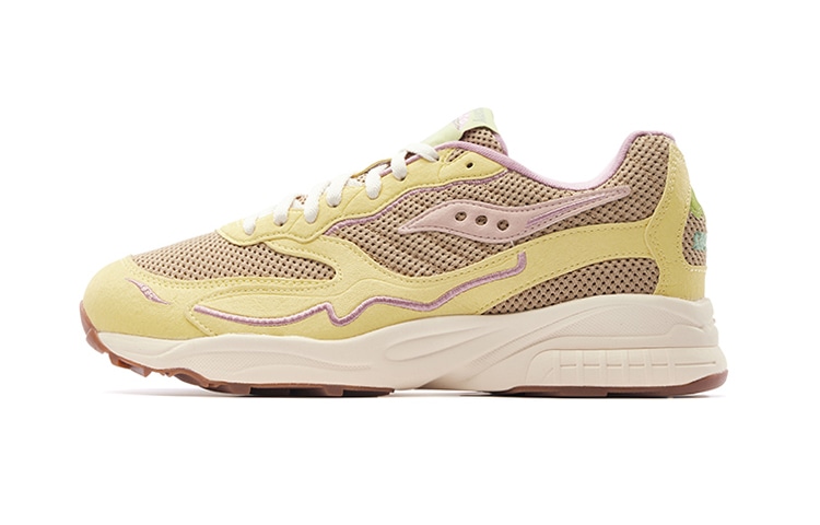 Saucony 3D Grid Hurricane Yellow