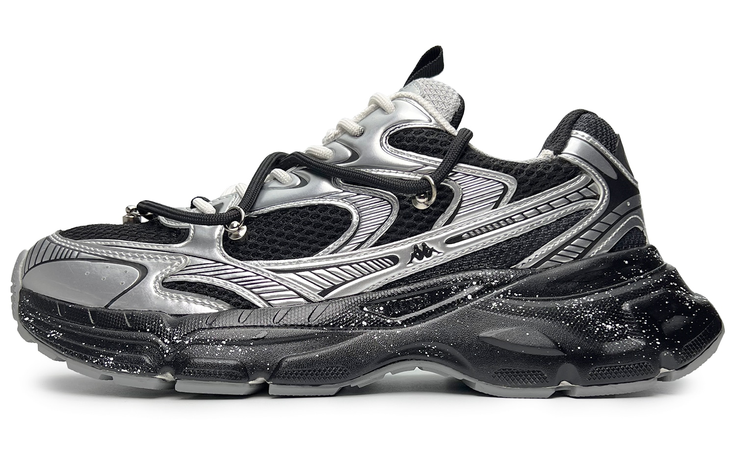 Kappa/卡帕 Kappa Y2K Black Silver