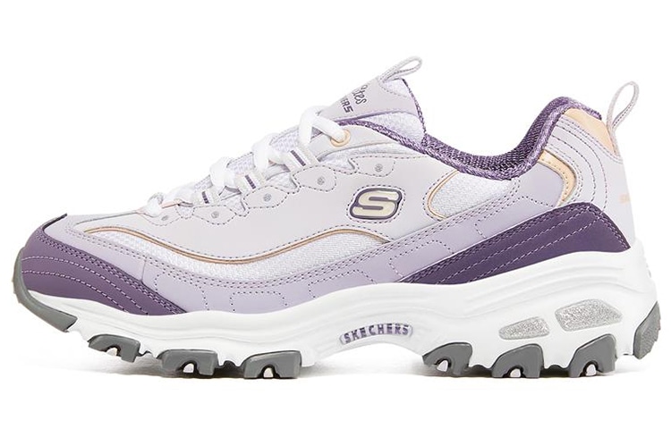 Skechers/斯凯奇 Skechers D'LITES 1.0 White Purple