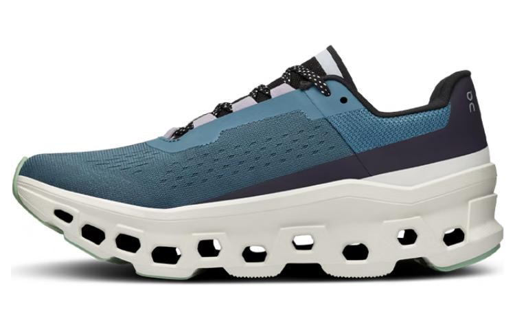 On昂跑 On Cloudmonster Blue Grey