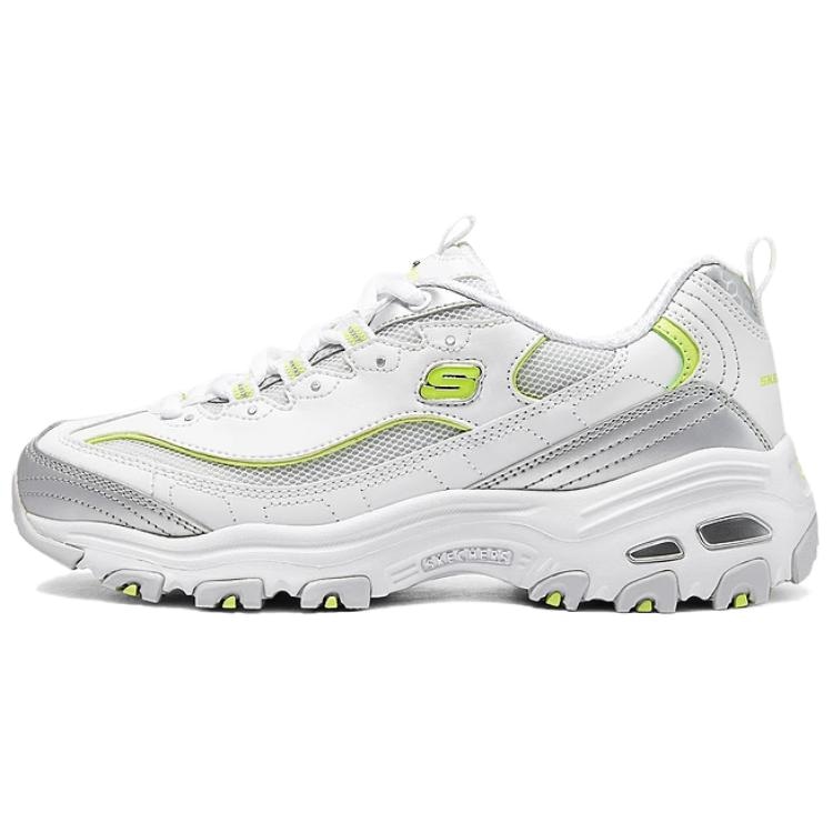 Skechers/斯凯奇 Skechers D'Lites White Silver