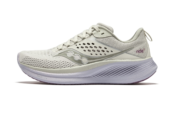 Saucony Ride 17 Light Grey Pink