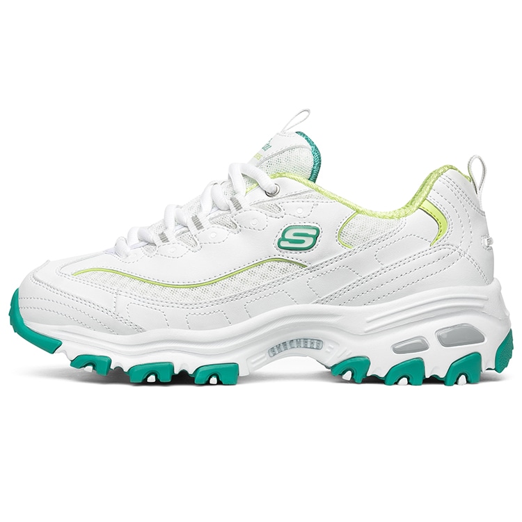 Skechers/斯凯奇 Skechers D'LITES 1.0 White Green