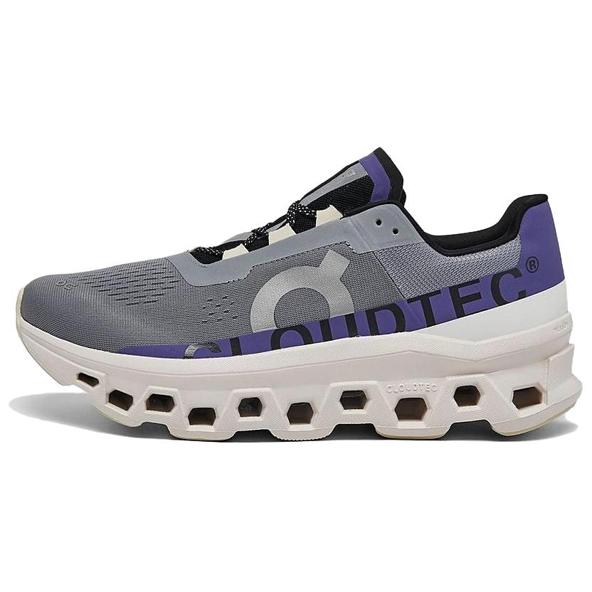 On昂跑 On Cloudmonster Grey Purple