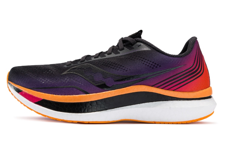 Saucony Endorphin Pro Black Yellow Red