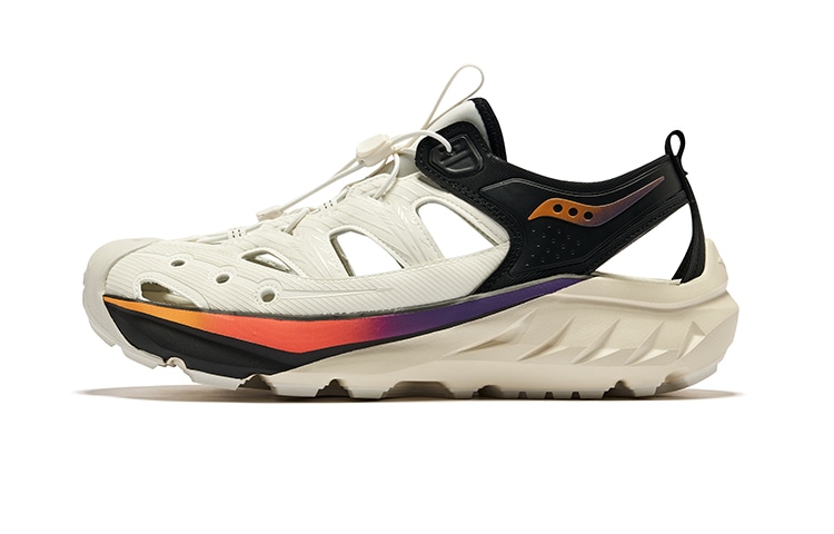 Saucony Cradle MT White Black Orange