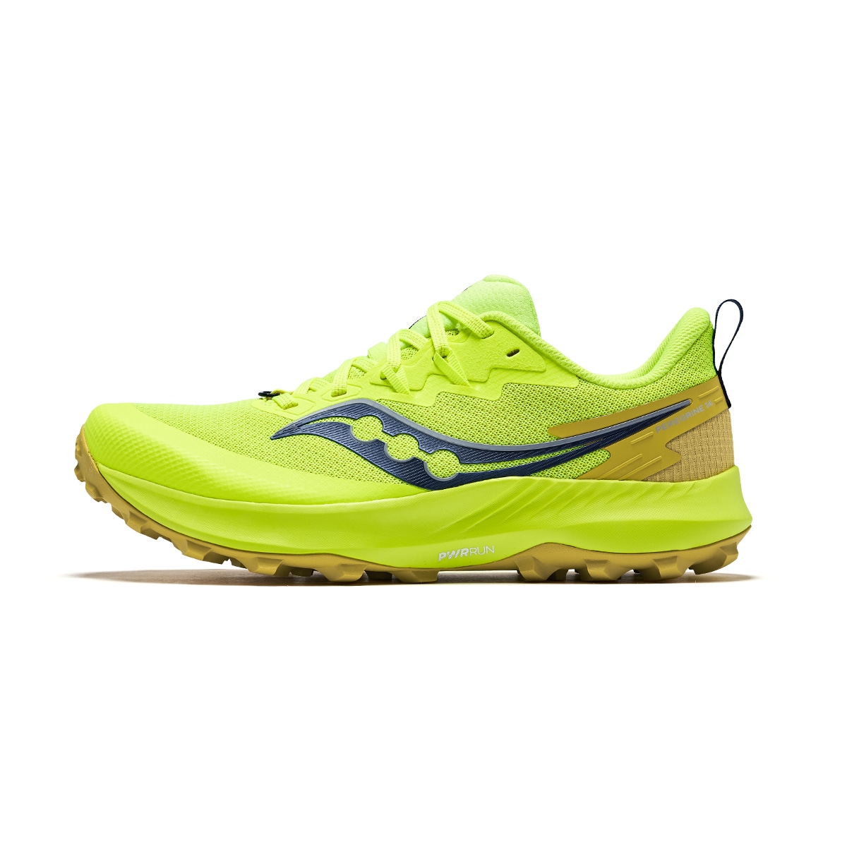 Saucony Peregrine 14 Fluorescent Green Blue