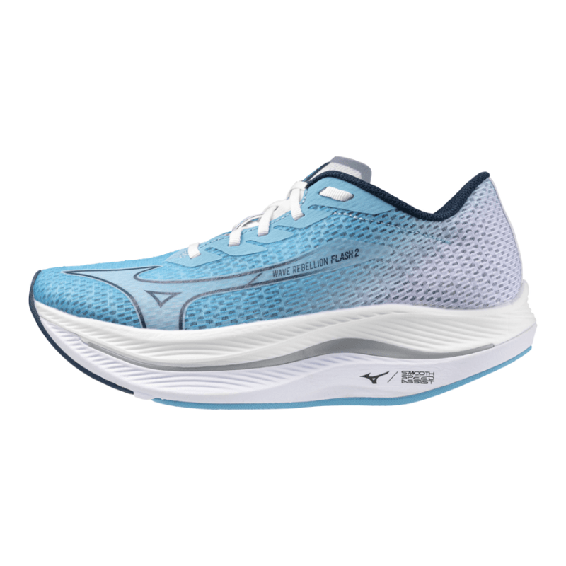 Mizuno Wave Rebellion Flash 2 Blue White