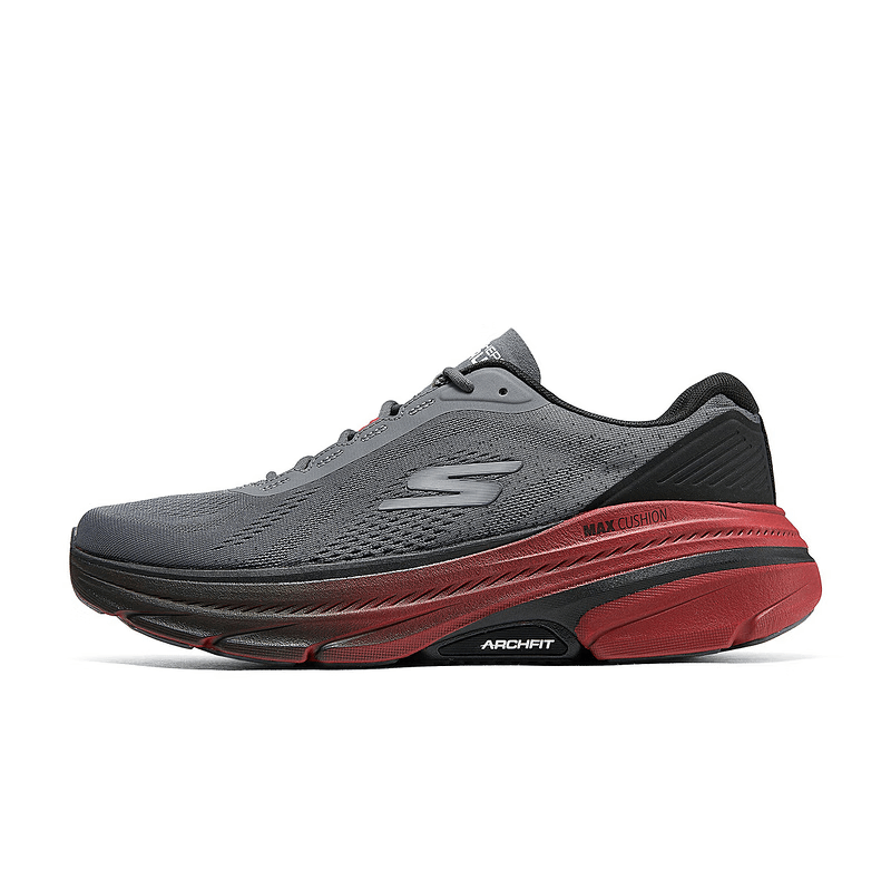 Skechers/斯凯奇 Skechers Max Cushioning Y2K Grey Red