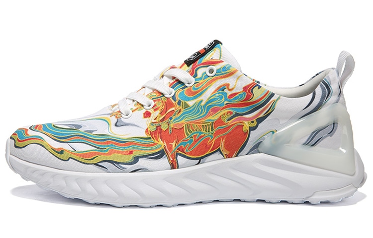 匹克 PEAK Low-Top Running Shoes White Orange